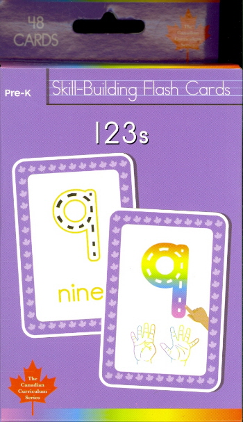 123s Skill-Building Flash Cards (Canadian Curriculum Press, Pre-K)