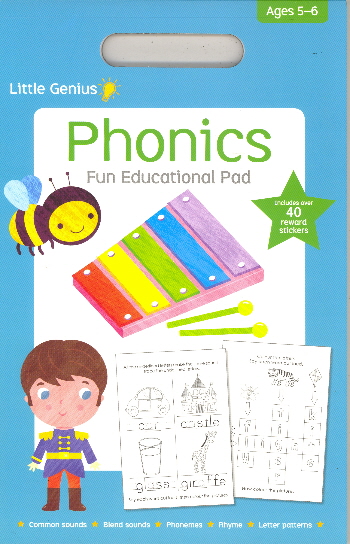 Phonics Fun Educational Pad (Little Genius, Ages 5-6)