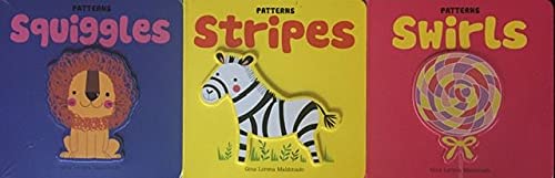 Patterns 3 Book Collection (Squiggles/Stripes/Swirls)