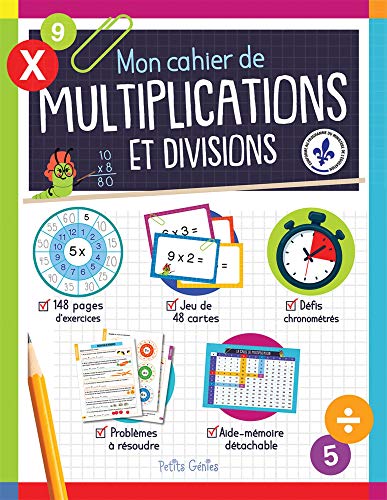 Mon Cahier de Multiplications et Divisions (Petits Genies)