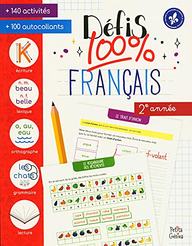 Defis 100% Francais 2e Annee (Petits Genies)