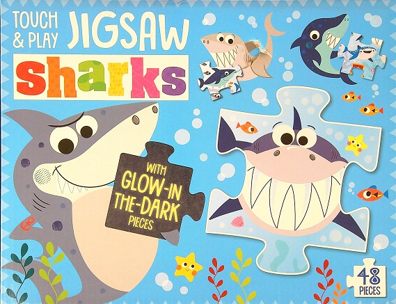 Sharks Touch and Play 48-Piece Jigsaw Puzzle