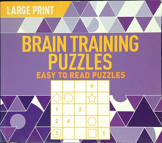 Brain Training Puzzles (Large Print)