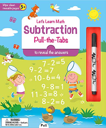 Let's Learn Math Subtraction Pull-the-Tabs