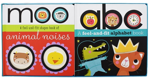 Animal Noises: A Feel-And-Fit Shapes Book/A Feel-And-Fit Alphabet Book