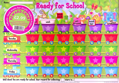 Ready for School Reward Chart