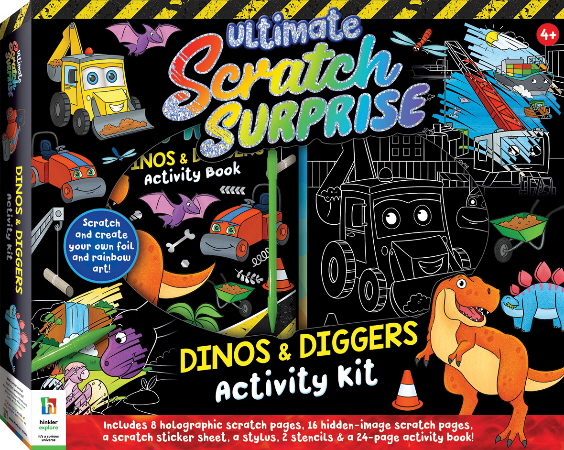 Ultimate Scratch Surprise Kit: Dinos & Diggers
