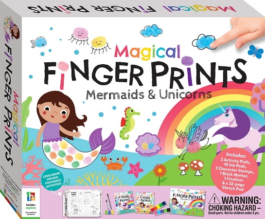 Magical Finger Prints (Mermaids and Unicorns)
