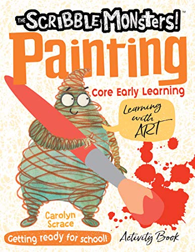 Painting Early Learning Activity Book (The Scribble Monsters!)
