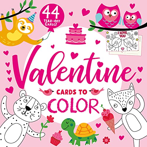 Valentine Cards to Color (Clever Greetings)
