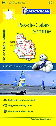 Pas-De-Calais, Somme Road and Tourist Map (301 Local France)
