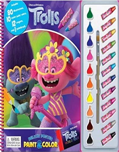 Trolls Deluxe Poster Paint & Color (DreamWorks)