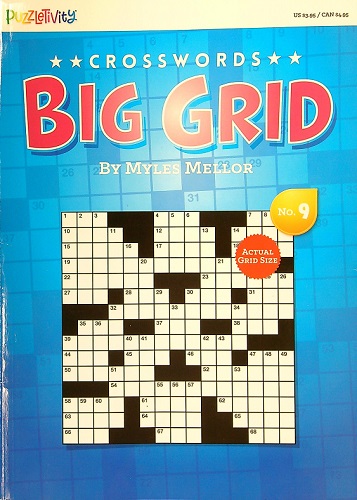 Big Grid Crosswords Puzzletivity (Volume 9)