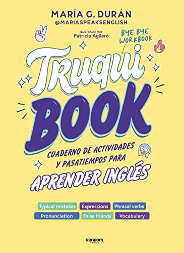 Truquibook: Cuaderno De Actividades Y Pasatiempos Para Aprender Ingles