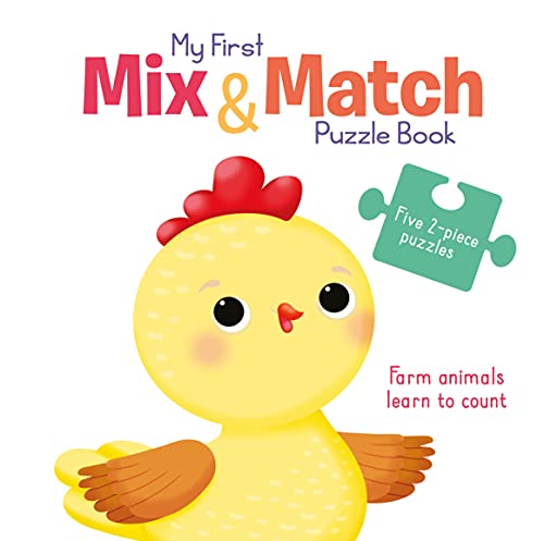 Farm Animals Learn to Count (My First Mix & Match Puzzle Book)