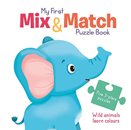 Wild Animals Learn Colours (My First Mix & Match Puzzle Book)