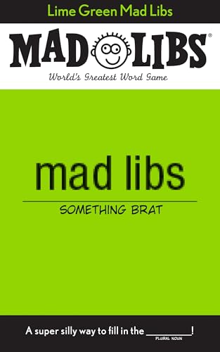 Lime Green Mad Libs