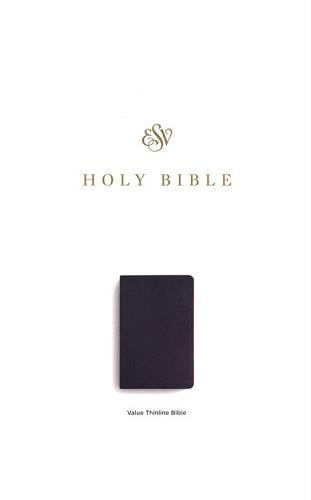 ESV, Value Thinline Holy Bible (TruTone, Black)