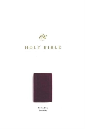 ESV, Thinline Bible (TruTone, Mahogany, Border Design)