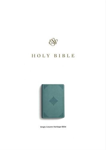 ESV, Single Column Heritage Holy Bible (TruTone, Paris Sky, Fleur-de-lis Design)